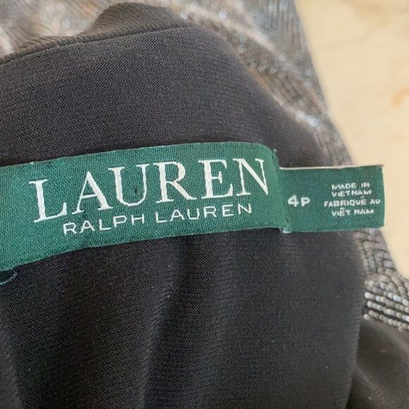 Ralph Lauren Metallic Grey Bodycon Mini Dress - Picture 9 of 14